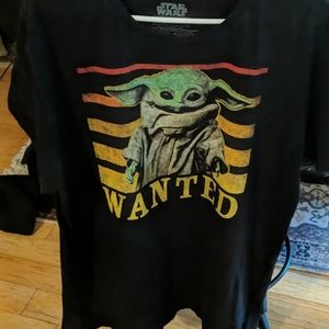 Star Wars Mandalorian the Child Wanted shirt